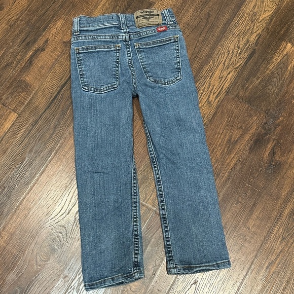 Wrangler Classic Straight Blue Little Boy Denim Jeans - Picture 3 of 11